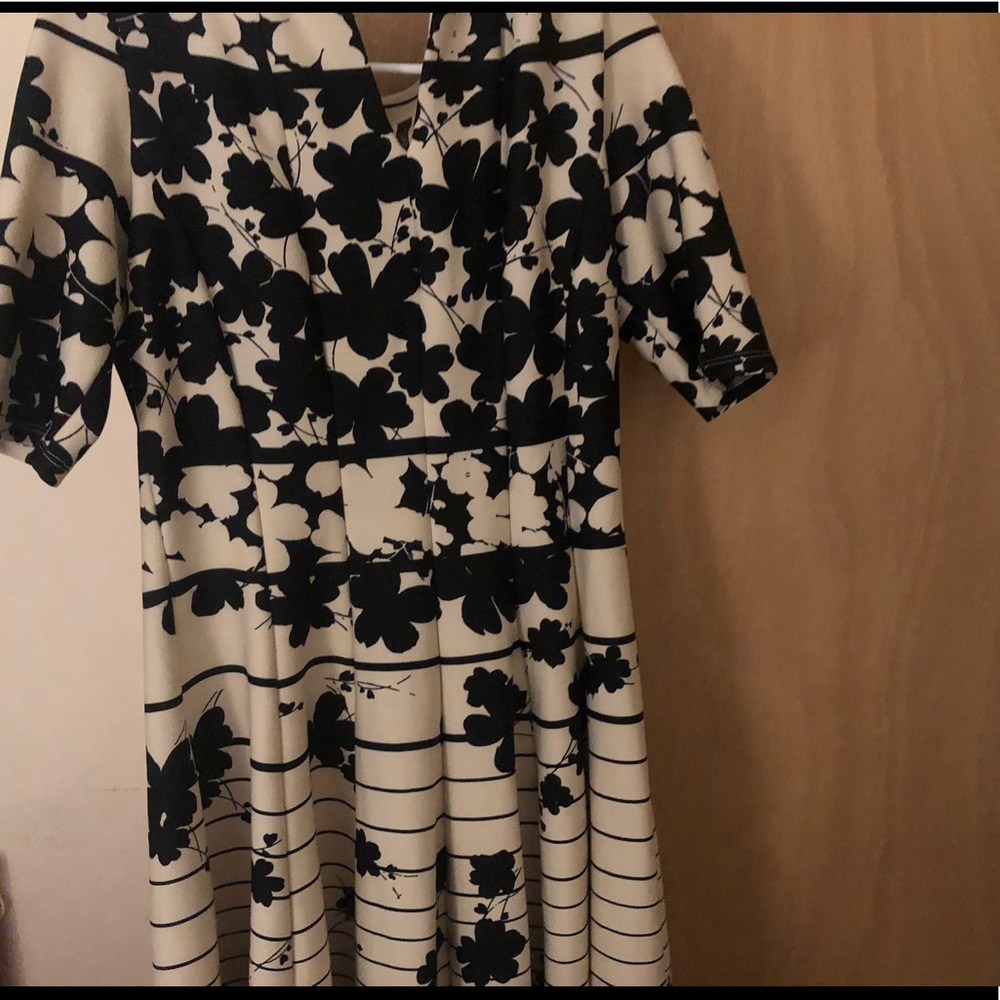Floral peplum dress